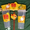 Bộ 200 Cover Tết và Noel kèm tag trang trí, 6 nấc cài, dùng được 40 loại ly, giá ưu đãi 115k 3