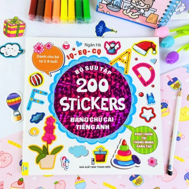 Bộ 200 Sticker phát triển trí thông minh, sáng tạo cho bé 2-8 tuổi - ndbooks 4 Bộ 200 Sticker phát triển trí thông minh, sáng tạo cho bé 2-8 tuổi - ndbooks 4