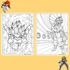 Bộ 20/10 tranh tô màu Dragon Ball Gogeta ngọc rồng, giấy A4 A5 70gsm, giá 13.100₫ 2