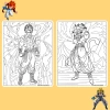 Bộ 20/10 tranh tô màu Dragon Ball Gogeta ngọc rồng, giấy A4 A5 70gsm, giá 13.100₫ 4
