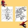 Bộ 20/10 tranh tô màu Spider-Man cho bé – giấy dày 160gsm A4 A5, giá ưu đãi 22.800₫ 3