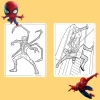 Bộ 20/10 tranh tô màu Spider-Man cho bé – giấy dày 160gsm A4 A5, giá ưu đãi 22.800₫ 4