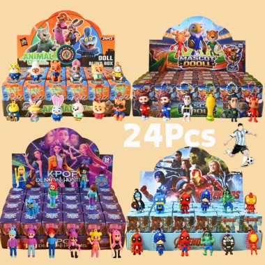 Bộ 24 Blind Box Móc Khóa Tết Bính Ngọ 2.026 CNY Hình Ngựa Lucky - Giá 56,595₫