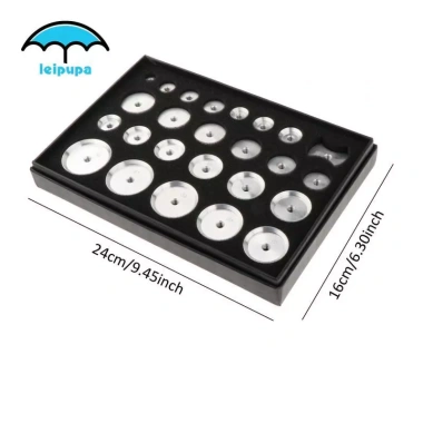 Bộ 25 đồng hồ mặt sau báo chí chết 5mm hợp kim nhôm, lắp nhanh, giá ưu đãi 481.800₫ 9