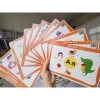 Bộ 26 chữ cái kèm từ vựng + file nghe, Khổ A5 in bìa bền, giá ưu đãi 60.000₫