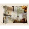 Bộ 28 tấm giấy nền mini hoa nổi vintage màu nâu - phong cách retro cho Bullet Journal và Scrapbook, giảm giá 37k 2