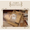 Bộ 28 tấm giấy nền mini hoa nổi vintage màu nâu - phong cách retro cho Bullet Journal và Scrapbook, giảm giá 37k 3