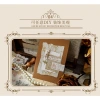 Bộ 28 tấm giấy nền mini hoa nổi vintage màu nâu - phong cách retro cho Bullet Journal và Scrapbook, giảm giá 37k 4