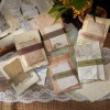 Bộ 28 tấm giấy nền mini hoa nổi vintage màu nâu - phong cách retro cho Bullet Journal và Scrapbook, giảm giá 37k 5