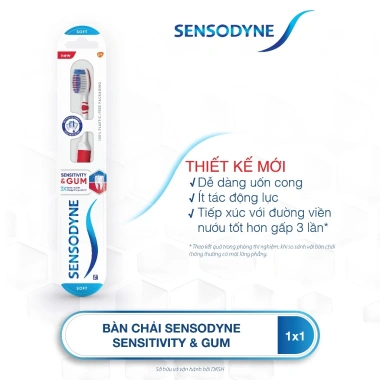 Bộ 3 Bàn chải SENSODYNE Sensitive & Gum lông mềm, bảo vệ nướu - 170.100₫ 2 Bộ 3 Bàn chải SENSODYNE Sensitive & Gum lông mềm, bảo vệ nướu - 170.100₫ 2