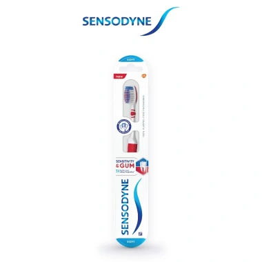 Bộ 3 Bàn chải SENSODYNE Sensitive & Gum lông mềm, bảo vệ nướu - 170.100₫