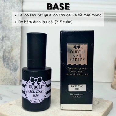 Bộ 3 Base Top Cứng Móng OUBOLI - Giá Ưu Đãi 90,000 VND, Chất Lượng Cao, Dễ Dùng 5