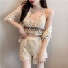 Bộ 3 Bikini Bra Thổ Cẩm Len Móc Đính Hạt Hottrend - Giá 507.500 VND Thảo Chi, chất mềm