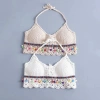Bộ 3 Bikini Bra Thổ Cẩm Len Móc Đính Hạt Hottrend - Giá 507.500 VND Thảo Chi, chất mềm 8