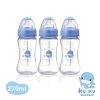 Bộ 3 bình sữa cổ rộng nhựa PP KU.KU Duckbill 270ml - An toàn, dễ dùng, giá 247k 2