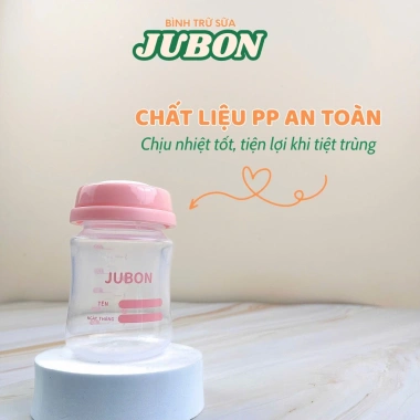 Bộ 3 bình trữ sữa Jubon 150ml cổ rộng nhựa PP không BPA an toàn cho bé - 35k 3 Bộ 3 bình trữ sữa Jubon 150ml cổ rộng nhựa PP không BPA an toàn cho bé - 35k 3