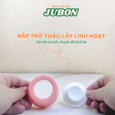 Bộ 3 bình trữ sữa Jubon 150ml cổ rộng nhựa PP không BPA an toàn cho bé - 35k