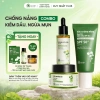 Bộ 3 Bước Chăm Sóc Da Dầu: Serum, Kem Kiềm Dầu, Dưỡng Ẩm Rau Má – Chống Nắng, Ngừa Mụn Cỏ Mềm, 1.085.000₫