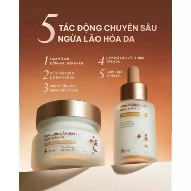 Bộ 3 bước chăm sóc da: Serum sâm dưỡng ẩm sâu + Kem chống nắng 1.700 Cỏ Mềm bảo vệ SPF50 - Giá ưu đãi 1.55 triệu cho da nhạy cảm 7