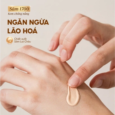 Bộ 3 bước chăm sóc da: Serum sâm dưỡng ẩm sâu + Kem chống nắng 1.700 Cỏ Mềm bảo vệ SPF50 - Giá ưu đãi 1.55 triệu cho da nhạy cảm 8