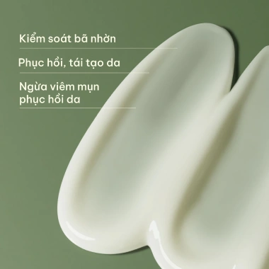 Bộ 3 bước da kiềm dầu rau má - sữa rửa mặt, serum, kem dưỡng ẩm - 790k 6