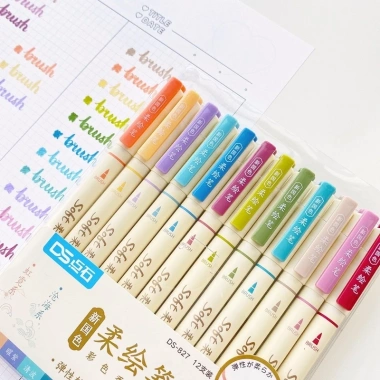 Bộ 3 bút brush Soft Calligraphy màu pastel – Đẹp cho sổ tay, Bullet Journal, chỉ 54.000₫ 4