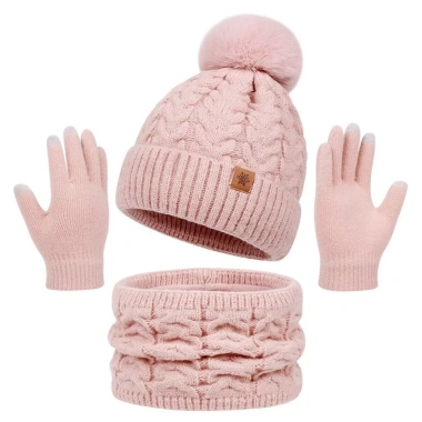 Bộ 3 Cái HYCEO Găng Tay, Khăn, Mũ Mùa Đông Bảo Vệ Cổ, Chống Gió, Cảm Ứng - 237.600₫ 9