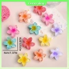 Bộ 3 Cái Kẹp Tóc Frangipani Hoa Ngôi Sao Đa Màu Mùa Hè - Cá Mập, Kẹp Móng Vuốt Hawaii 4