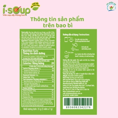 Bộ 3 Canh Rau: Canh Cải Xoong, Canh Rong Biển, Canh Rau Tập Tàng Giá ưu đãi 194.000đ 8
