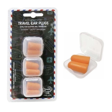 Bộ 3 Cặp Nút Bịt Tai UNCLE BILLS Chống Ồn Mềm Xốp, Có Hộp Đựng - Giá 59.000₫