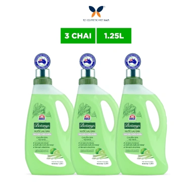 Bộ 3 chai Nước Lau Sàn 365 Max Botany Tinh Dầu Sả Chanh 1.25L - Sạch bóng, an toàn cho da bé, giảm giá 16% chỉ 192.000₫