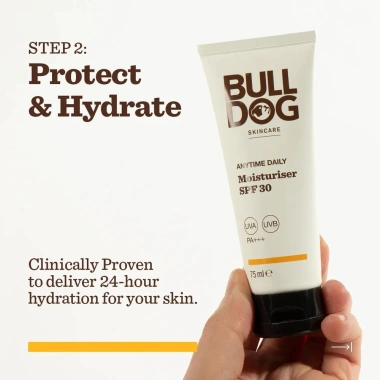 Bộ 3 chăm sóc da ban ngày Bulldog Skincare - sữa rửa mặt, kem ẩm, kem chống nắng - 419k