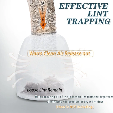 Bộ 3 chiếc Máy Sấy Lỗ Thông Hơi Lint Catcher + Túi Lọc Bụi, Bẫy Bụi – Giá 145.532₫ 5