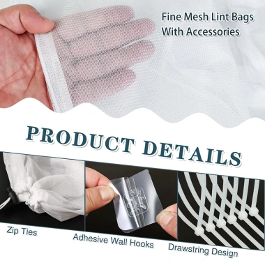 Bộ 3 chiếc Máy Sấy Lỗ Thông Hơi Lint Catcher + Túi Lọc Bụi, Bẫy Bụi – Giá 145.532₫ 9