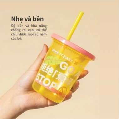 Bộ 3 cốc nhựa sáng tạo cho bé - uống nước tiện lợi, giảm giá 20% chỉ 169.000₫ 8