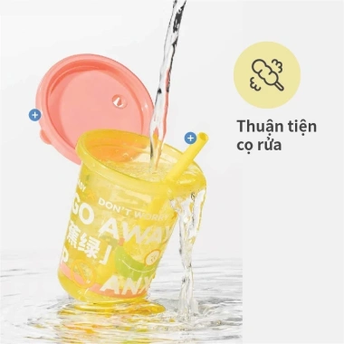 Bộ 3 cốc nhựa sáng tạo cho bé - uống nước tiện lợi, giảm giá 20% chỉ 169.000₫ 9