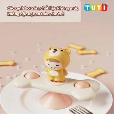 Bộ 3 con quay spinner dễ thương dính tường - an toàn cho bé, giảm giá 89k 3