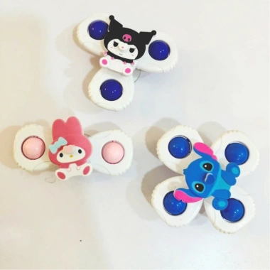 Bộ 3 con quay spinner dễ thương dính tường - an toàn cho bé, giảm giá 89k 9