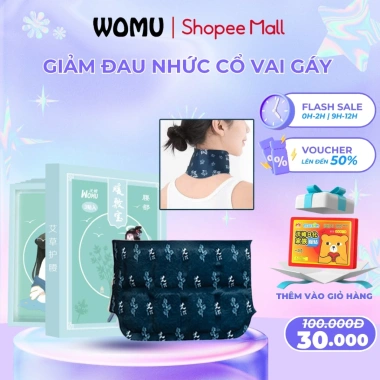 Bộ 3 Dán Chườm Nóng WoMu WM-1.467 Giảm Đau Cổ Bụng Tay Chân Ngải Cứu Thảo Dược
