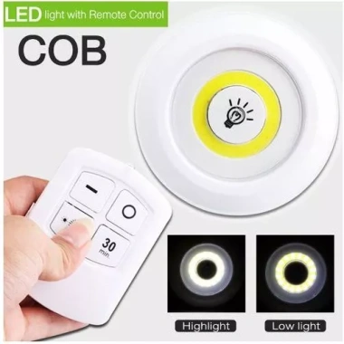 Bộ 3 Đèn LED Dán Tường Thông Minh - Hẹn Giờ, Remote Điều Khiển, Giá 99.000₫