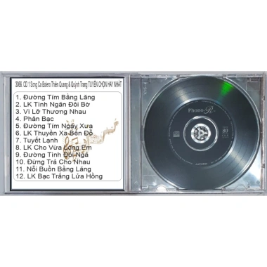 Bộ 3 đĩa CD 3.066 Bolero Thien Quang, Quỳnh Trang - Tuyệt chọn, chất lượng cao, giá ưu đãi 72.000 VND 5
