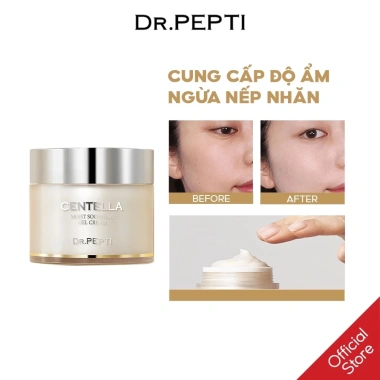 Bộ 3 Dr.Pepti Centella Toner Căng Bóng 180ml + Tinh Chất Dưỡng Trắng 30ml + Kem Dưỡng Ẩm 70ml Giá Ưu Đãi 1,4 Triệu