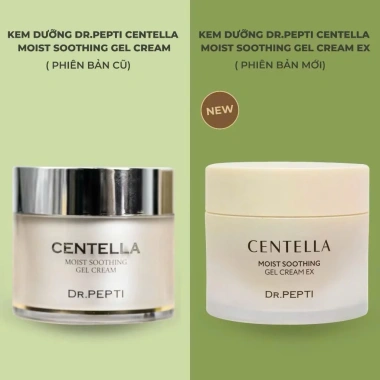 Bộ 3 Dr.Pepti Centella Toner Căng Bóng 180ml + Tinh Chất Dưỡng Trắng 30ml + Kem Dưỡng Ẩm 70ml Giá Ưu Đãi 1,4 Triệu