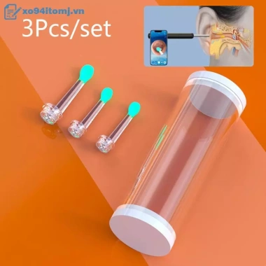 Bộ 3 Dụng Cụ Chọn Tai Thông Minh cho Nam – Thìa Làm Sạch & Thay Thế Ráy Tai Trong Suốt – Giá 33.000đ 3