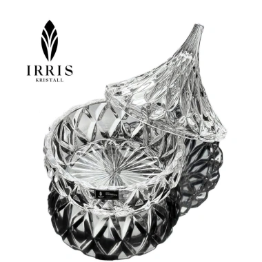 Bộ 3 Hũ Mứt Tết Irris 12,5cm Nhỏ Gọn Siêu Sang Chảnh - Decor Tết Hot 2.026 Chính Hãng Beemit