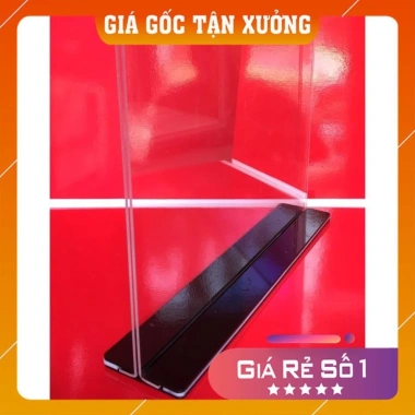Bộ 3 Kệ menu mica A4 chữ T đế 3 lớp - Thiết kế sang trọng, giá ưu đãi 279.000₫ Bộ 3 Kệ menu mica A4 chữ T đế 3 lớp - Thiết kế sang trọng, giá ưu đãi 279.000₫