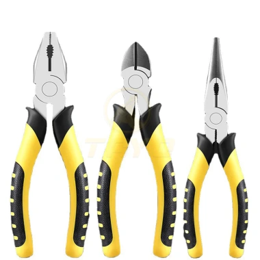 Bộ 3 Kìm Hạng Nặng TAYO - Kìm Mũi Dài 8in, Kìm Hàm Chéo 6in, Kéo Dây 8in - Độ Bền Cao, Giá Ưu Đãi 80.000 VNĐ