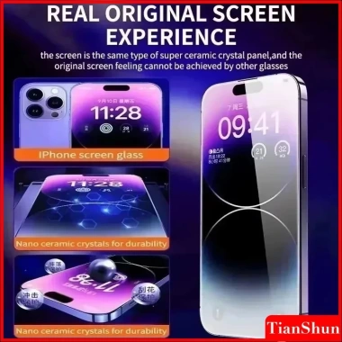 Bộ 3 miếng dán bảo vệ màn hình riêng tư kính cường lực, cho iPhone 17‑11, Pro Max, Air, XS Max, X, XR, 7/8 Plus - 59.400đ 3