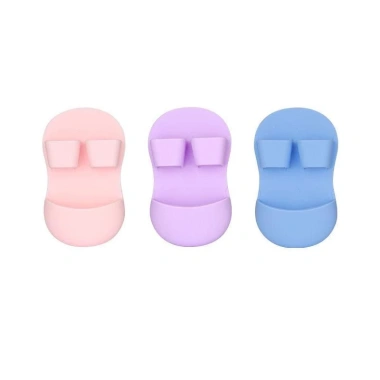 Bộ 3 miếng rửa mặt silicon mềm ELLEHA - Tặng mút trang điểm, chăm sóc da tiện lợi, giá chỉ 39.000₫