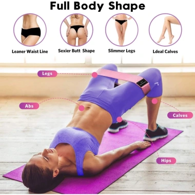 Bộ 3 MiniBand POPO dây kháng lực đa năng - Tập Gym Yoga, giảm giá 71.000 VNĐ